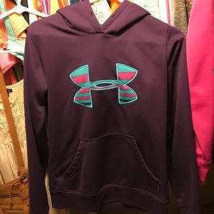 Purple Under Armour Hoodie! Size X-Small.